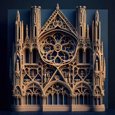 3D model notre dame (STL)